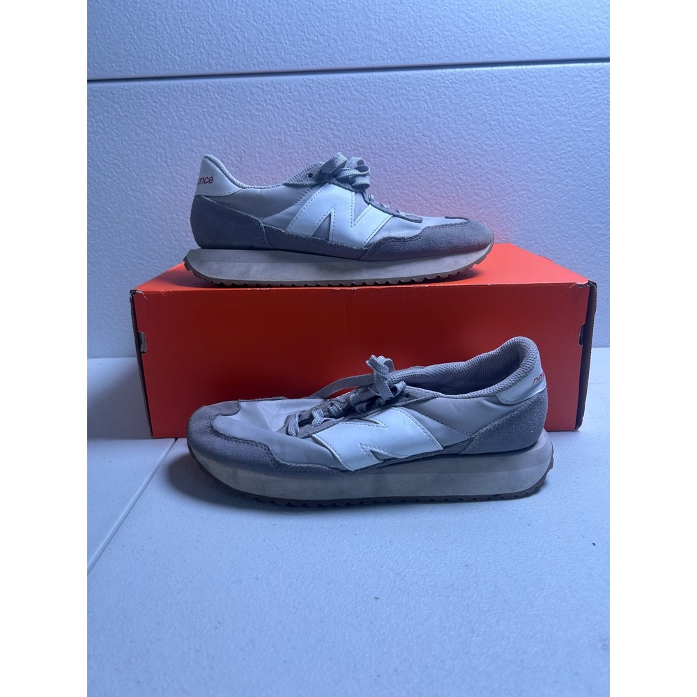 New Balance 237 Sneakers Grey White Size 8 #3169
